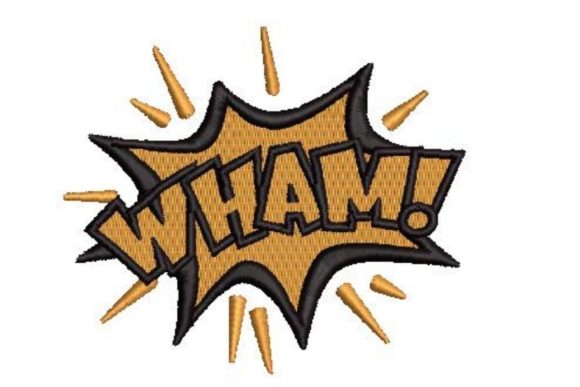 Comic Book Speech Bubble Wham