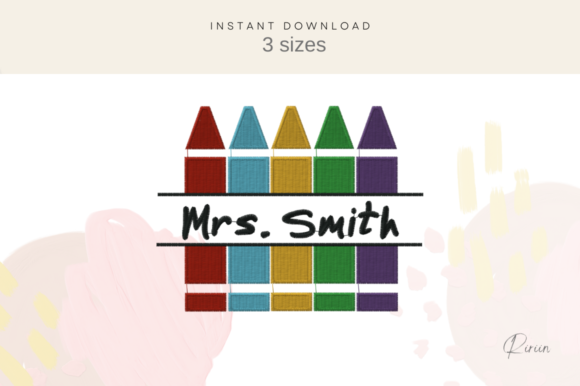 Crayon Split Monogram
