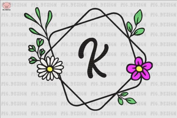 Flower Daisy Font K
