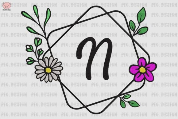 Flower Daisy Font N