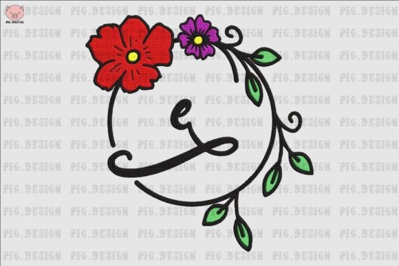 Flower Font E