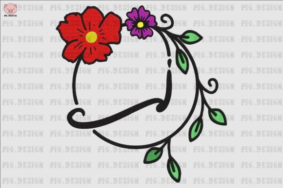 Flower Font J