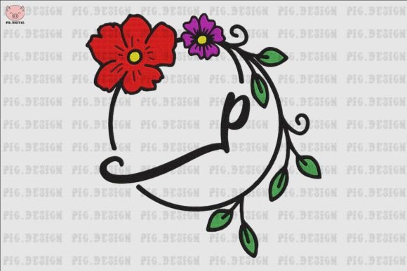 Flower Font P