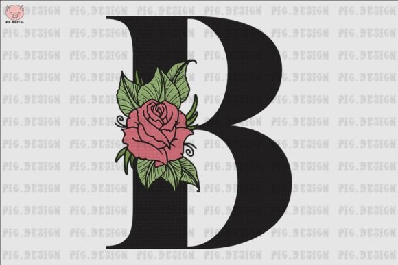 Flower Rose Font B