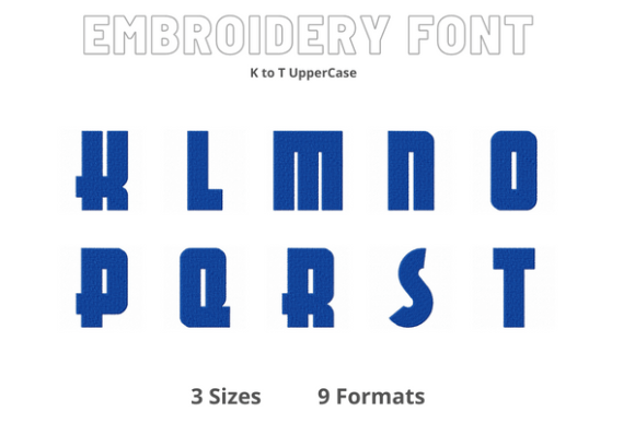 Font K to T