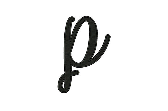 Italic Letter P: Elegant, Handmade Charm for Personalized Gifts
