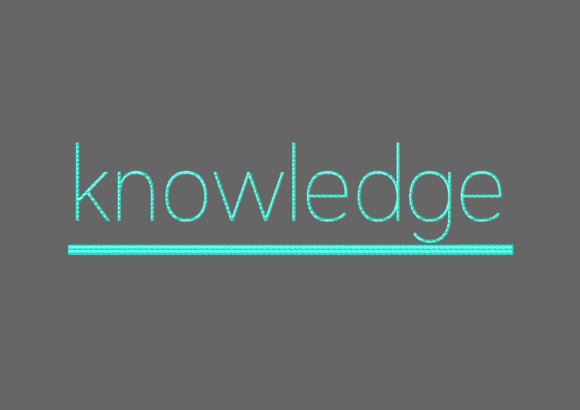 Knowledge: A Smart, Seasonal Embroidery Staple
