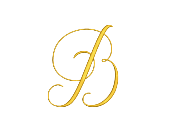 Letter B Design: A Seasonal Embroidery Staple