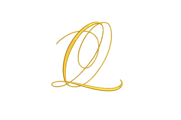 Letter Q: A Stylish, School-Spirited Alphabet Embroidery