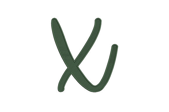 Lower Case Alphabet X: A Seasonal Embroidery Staple