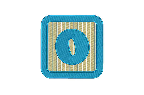 Number 0 Charm: A Quietly Confident Embroidery Staple