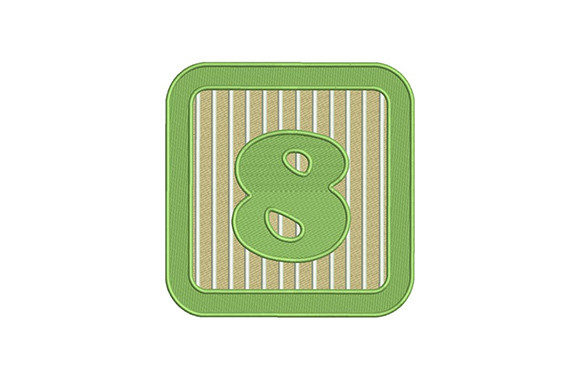 Number Eight: A Seasonal Embroidery Staple
