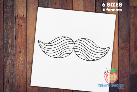 Retro Mustache Symbol